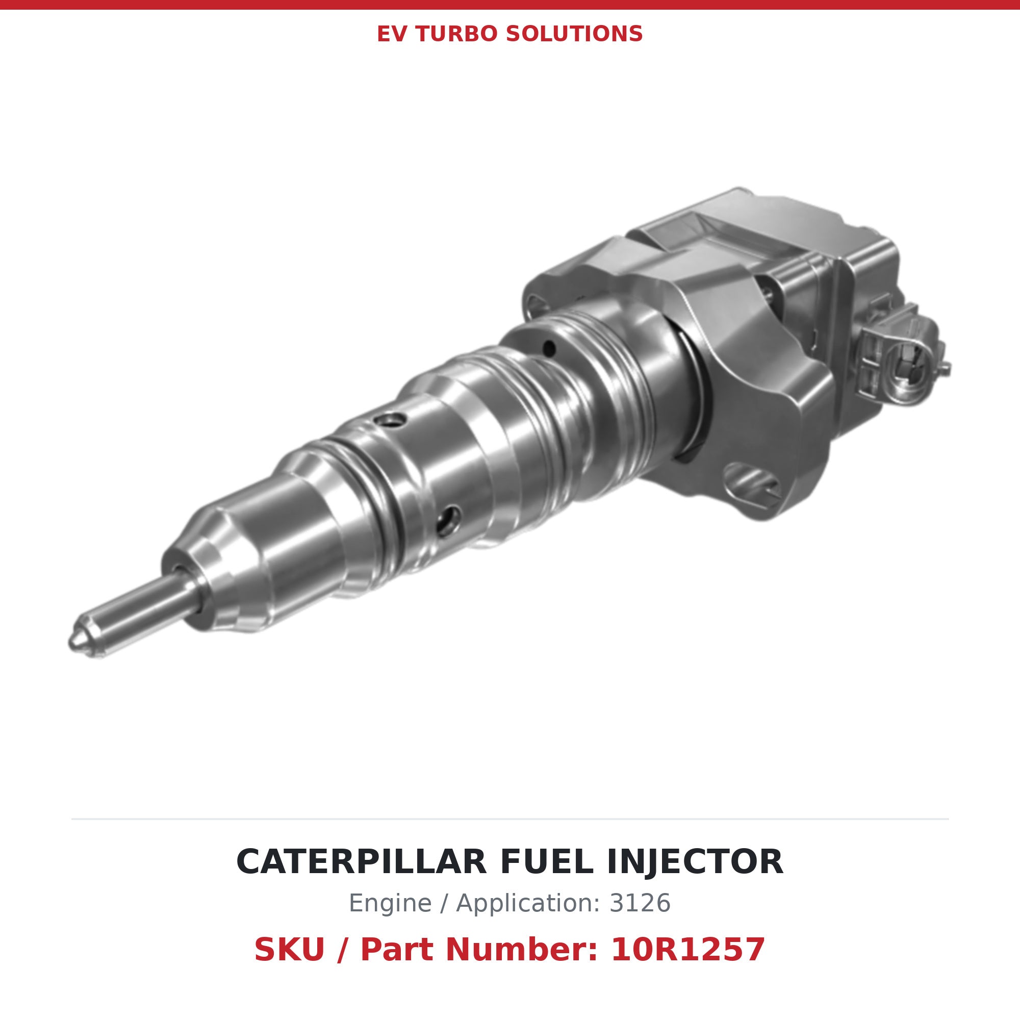 Caterpillar 3126 10R1257 Remanufactured Fuel Injector