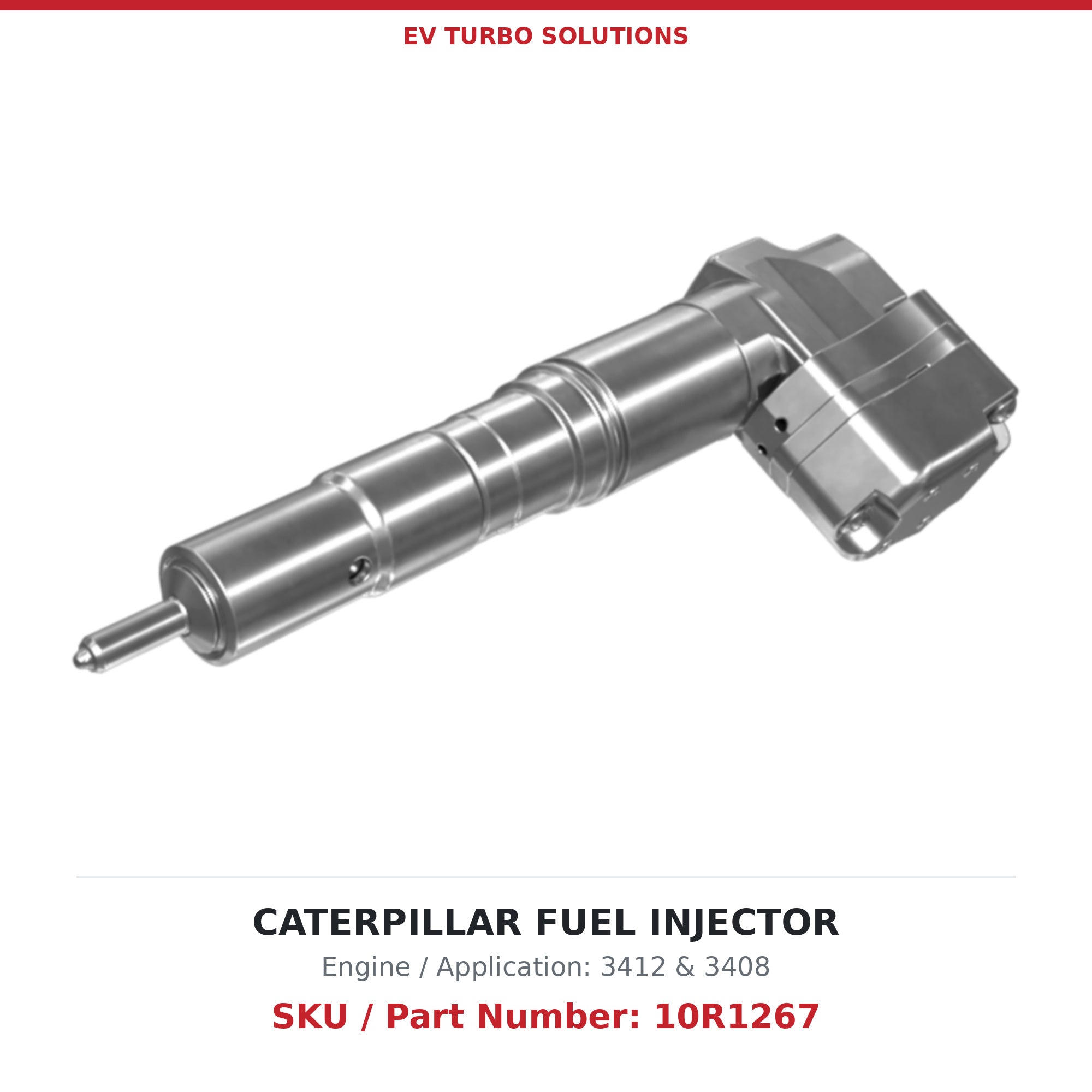 Caterpillar 3412 & 3408 10R1267 Remanufactured Fuel Injector