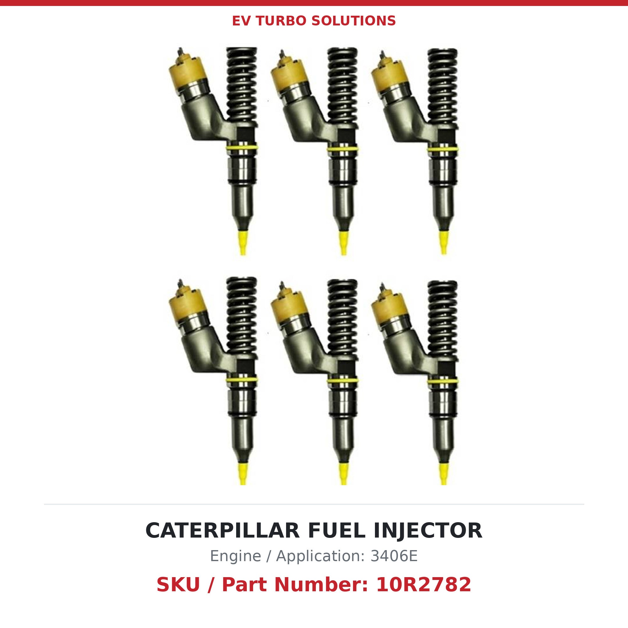 Caterpillar 3406E 10R2782 Remanufactured Fuel Injector