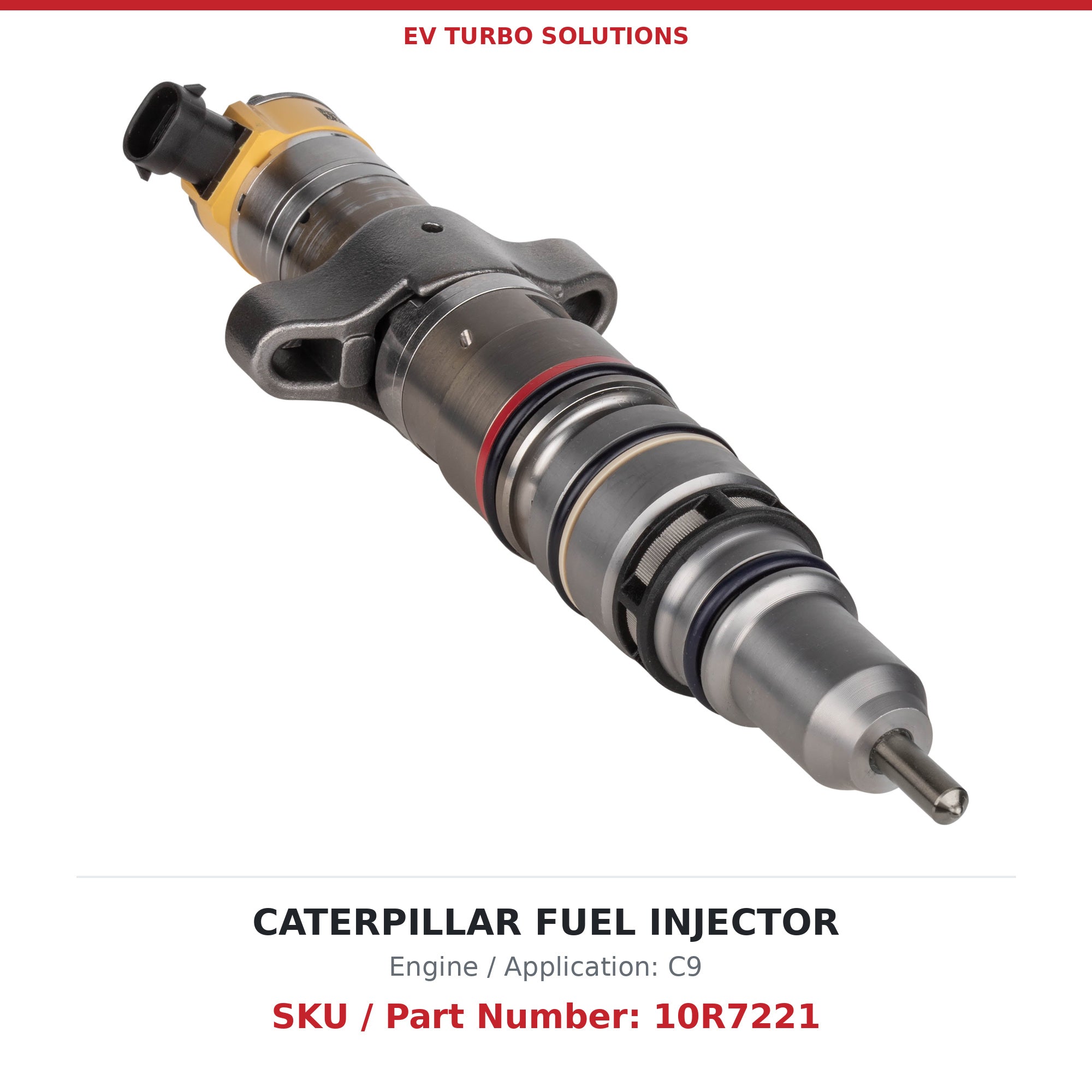 Caterpillar C9 10R7221 Remanufactured Fuel Injector