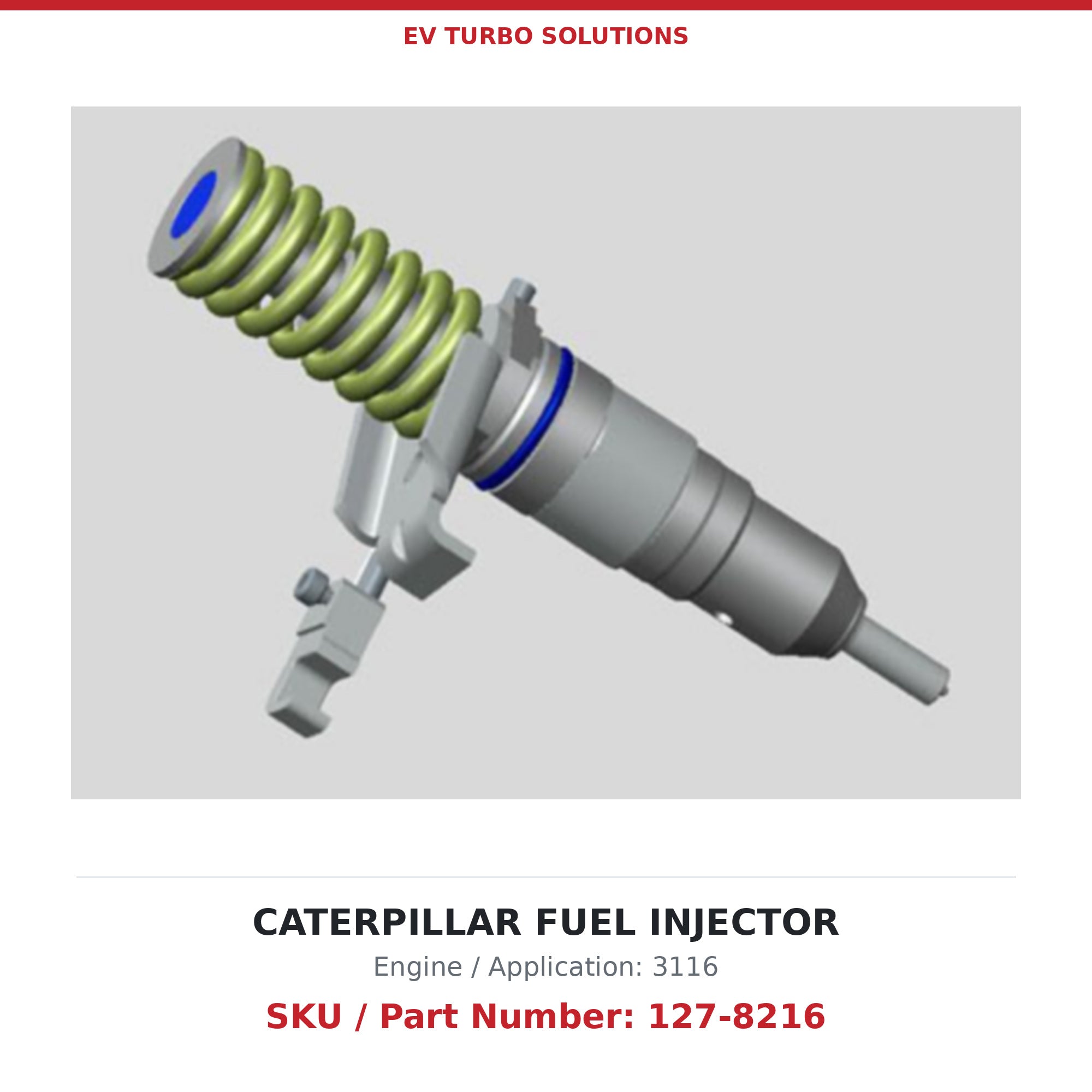 Caterpillar 3116 127-8216 Remanufactured Fuel Injector