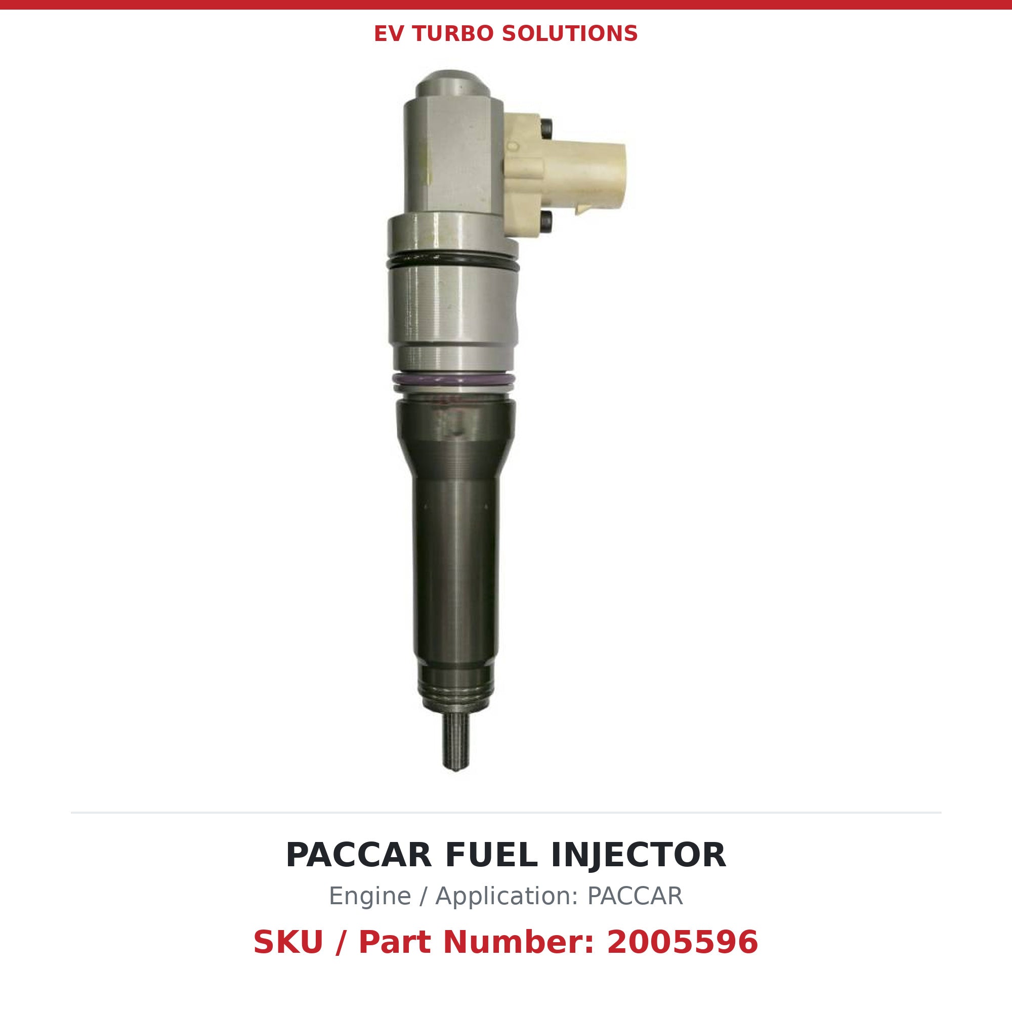 PACCAR 2005596 Remanufactured Fuel Injector