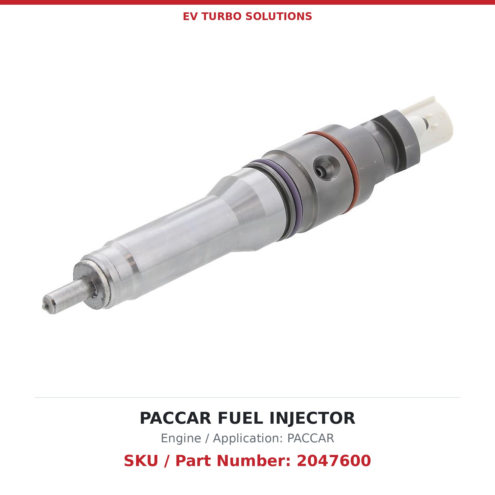 PACCAR 2047600 Remanufactured Fuel Injector