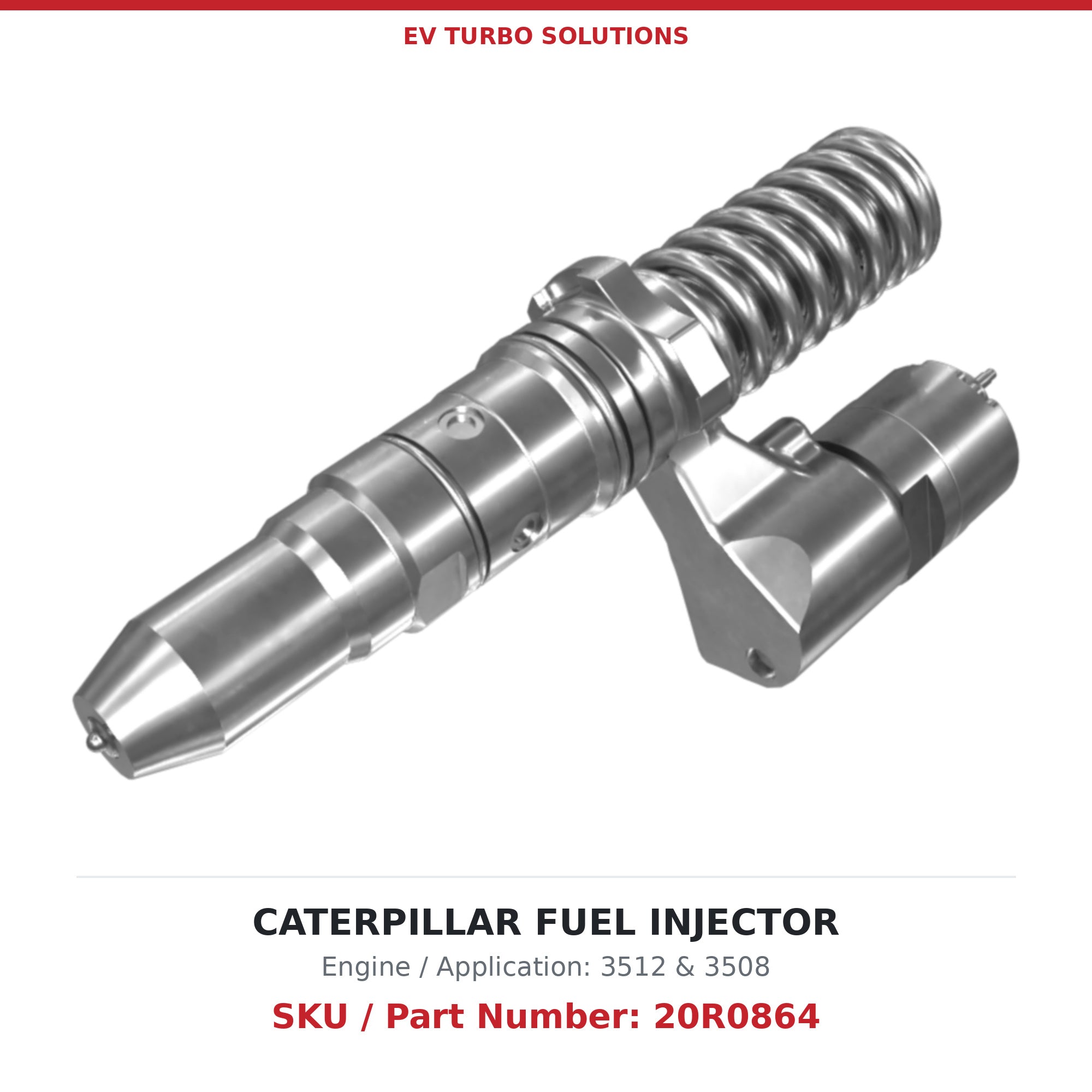 Caterpillar 3512 & 3508 20R0864 Remanufactured Fuel Injector