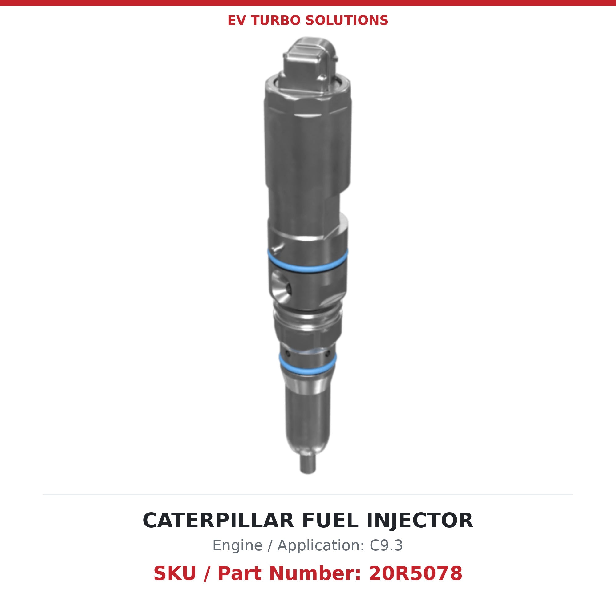Caterpillar C9.3 20R5078 Remanufactured Fuel Injector