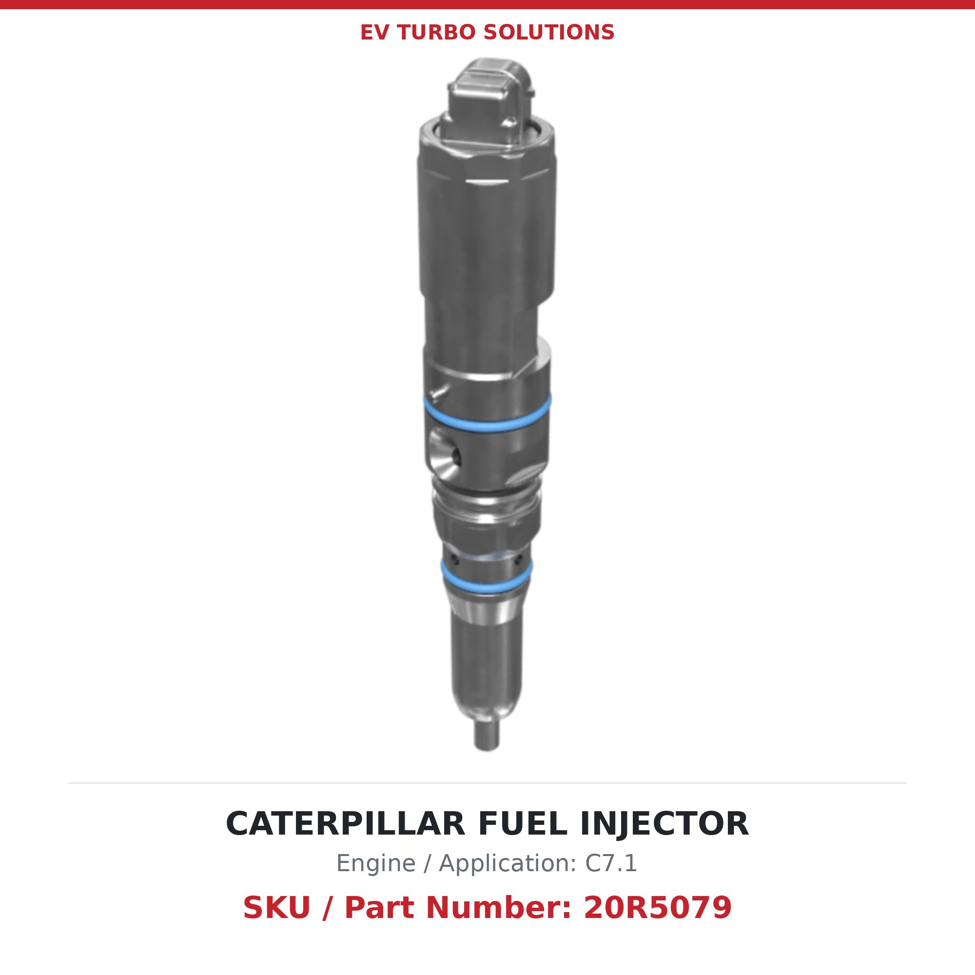 Caterpillar C7.1 20R5079 Remanufactured Fuel Injector