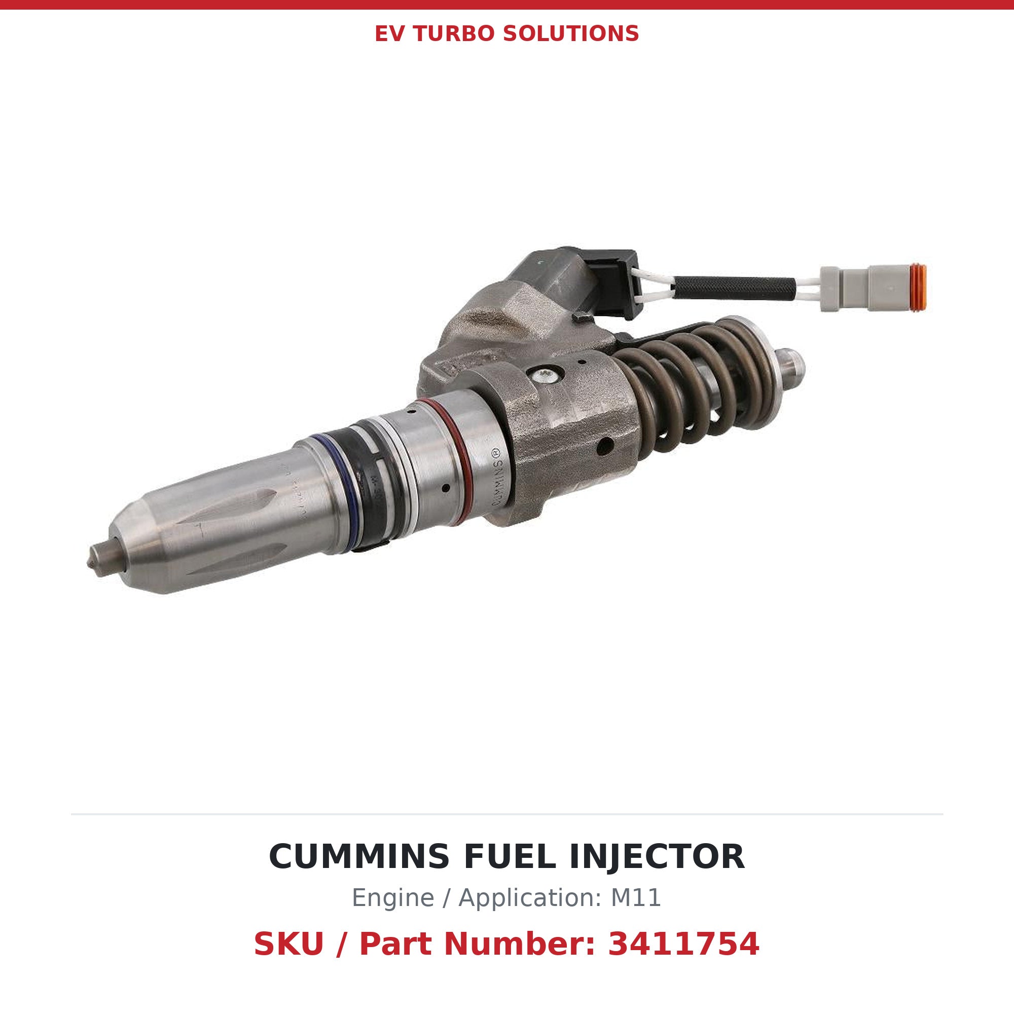 Cummins M11 3411754 Remanufactured Fuel Injector