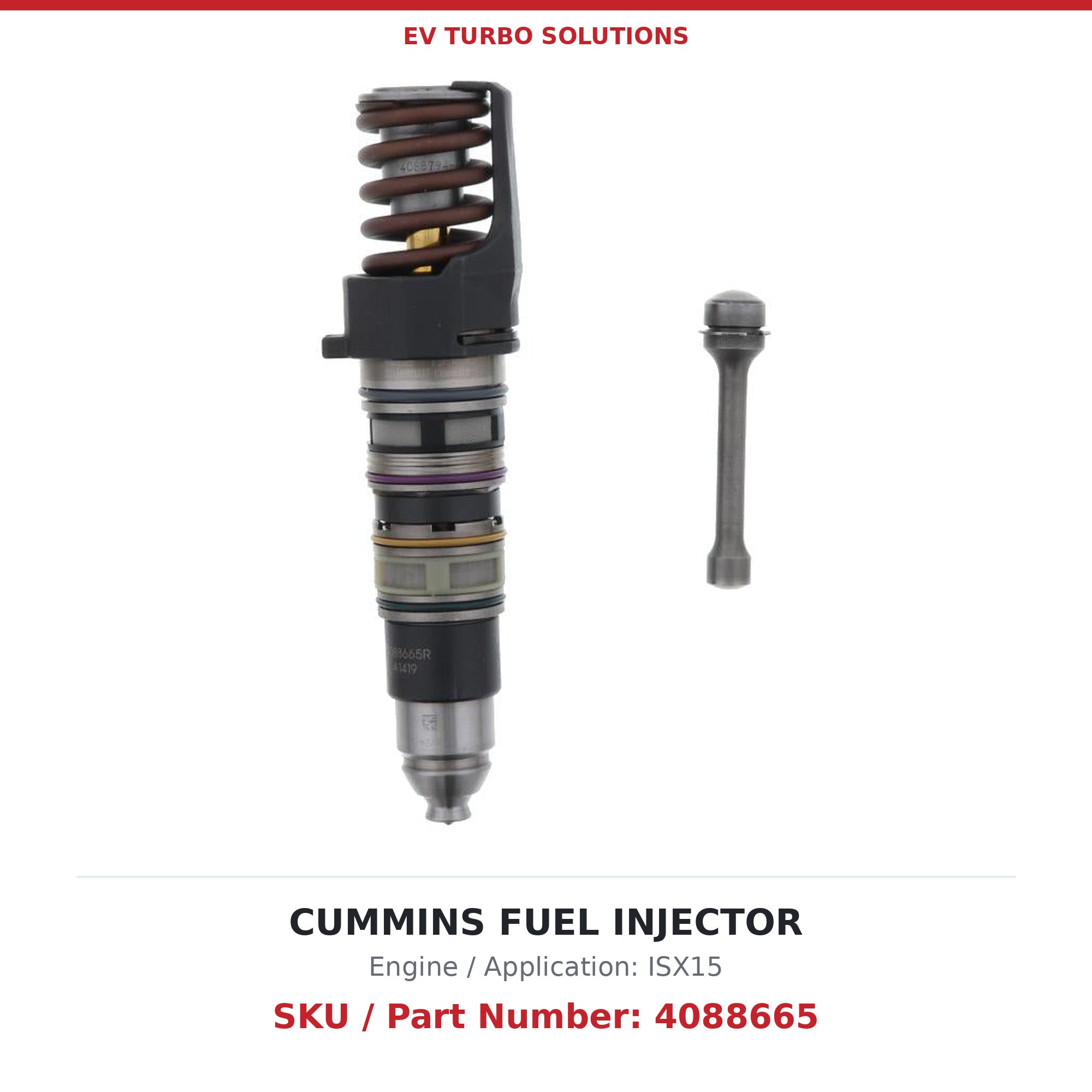 Cummins ISX15 4088665 Remanufactured Fuel Injector