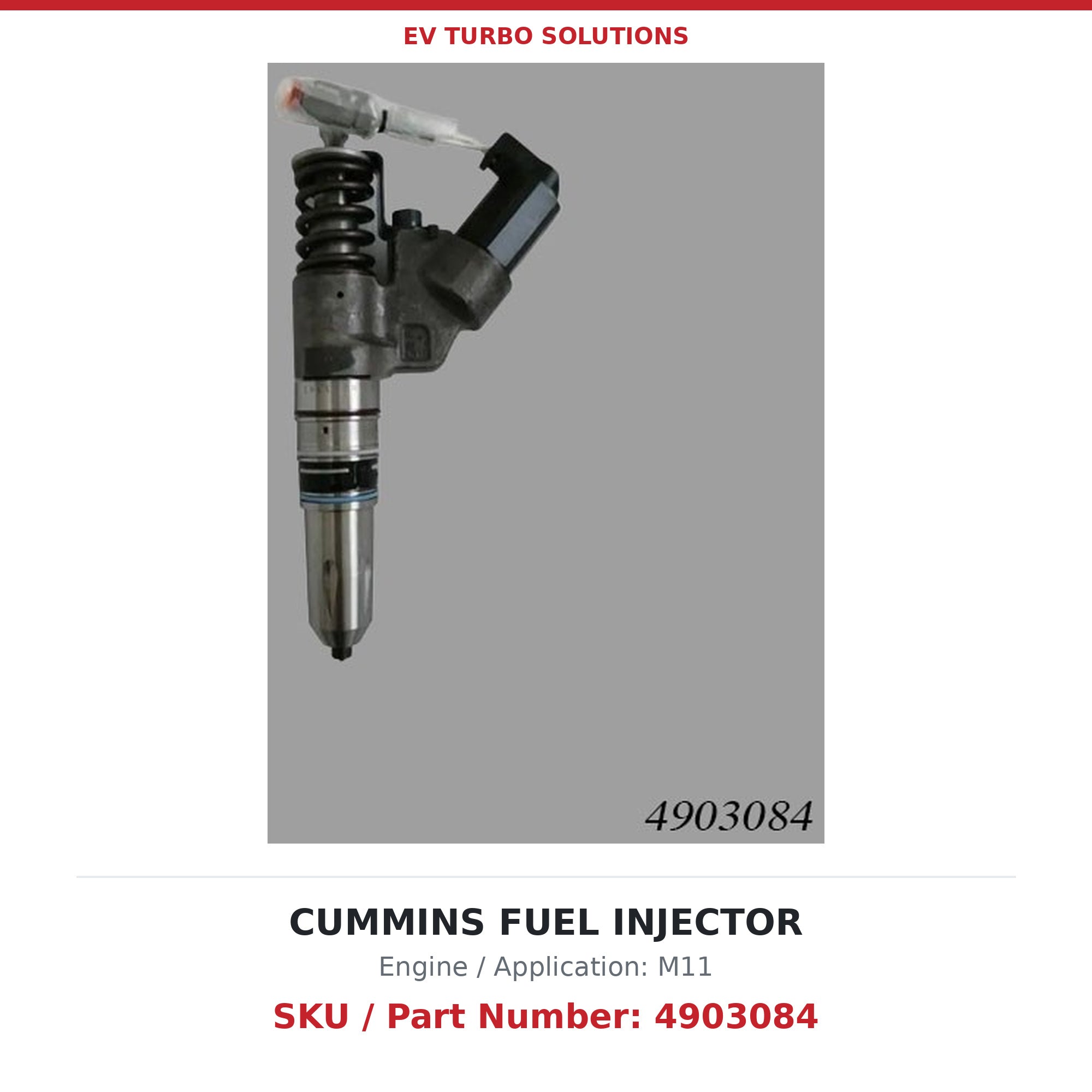 Cummins M11 4903084 Remanufactured Fuel Injector