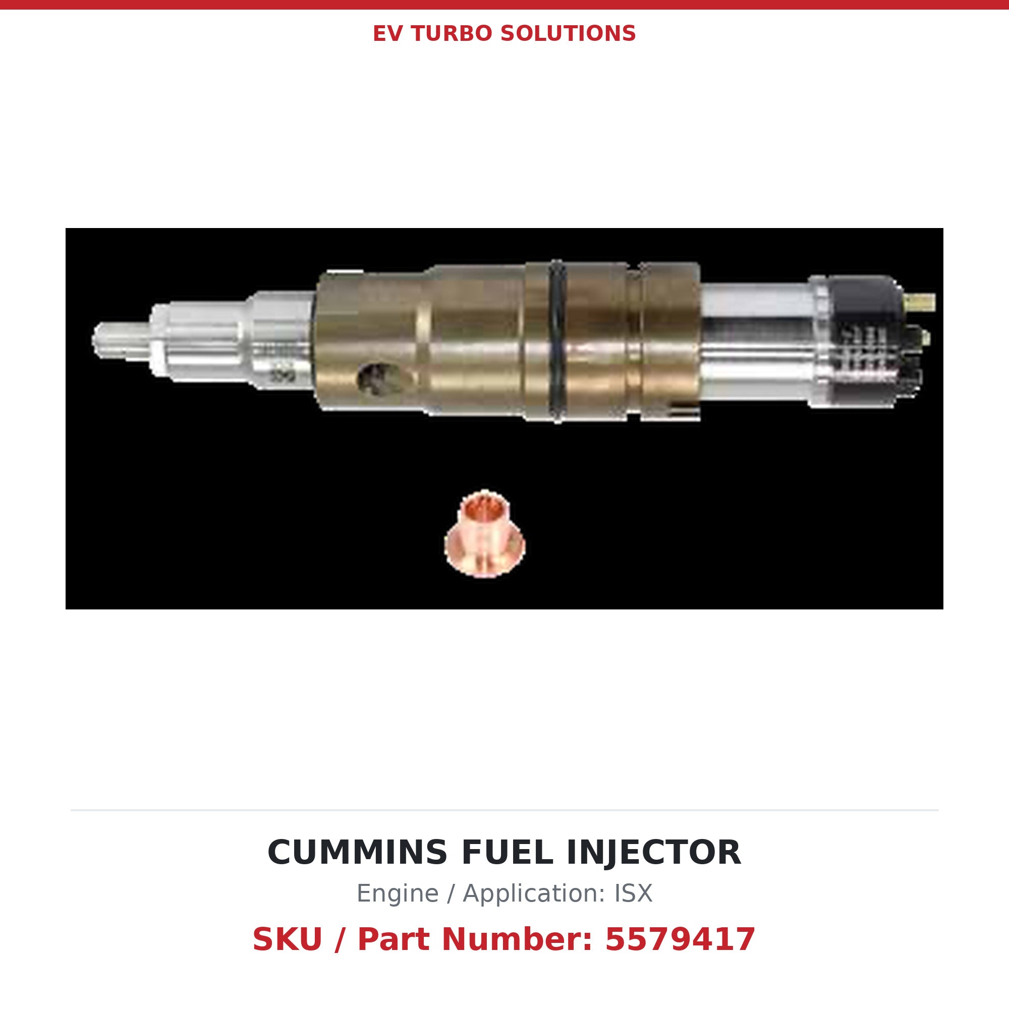 Cummins ISX 5579417 Remanufactured Fuel Injector