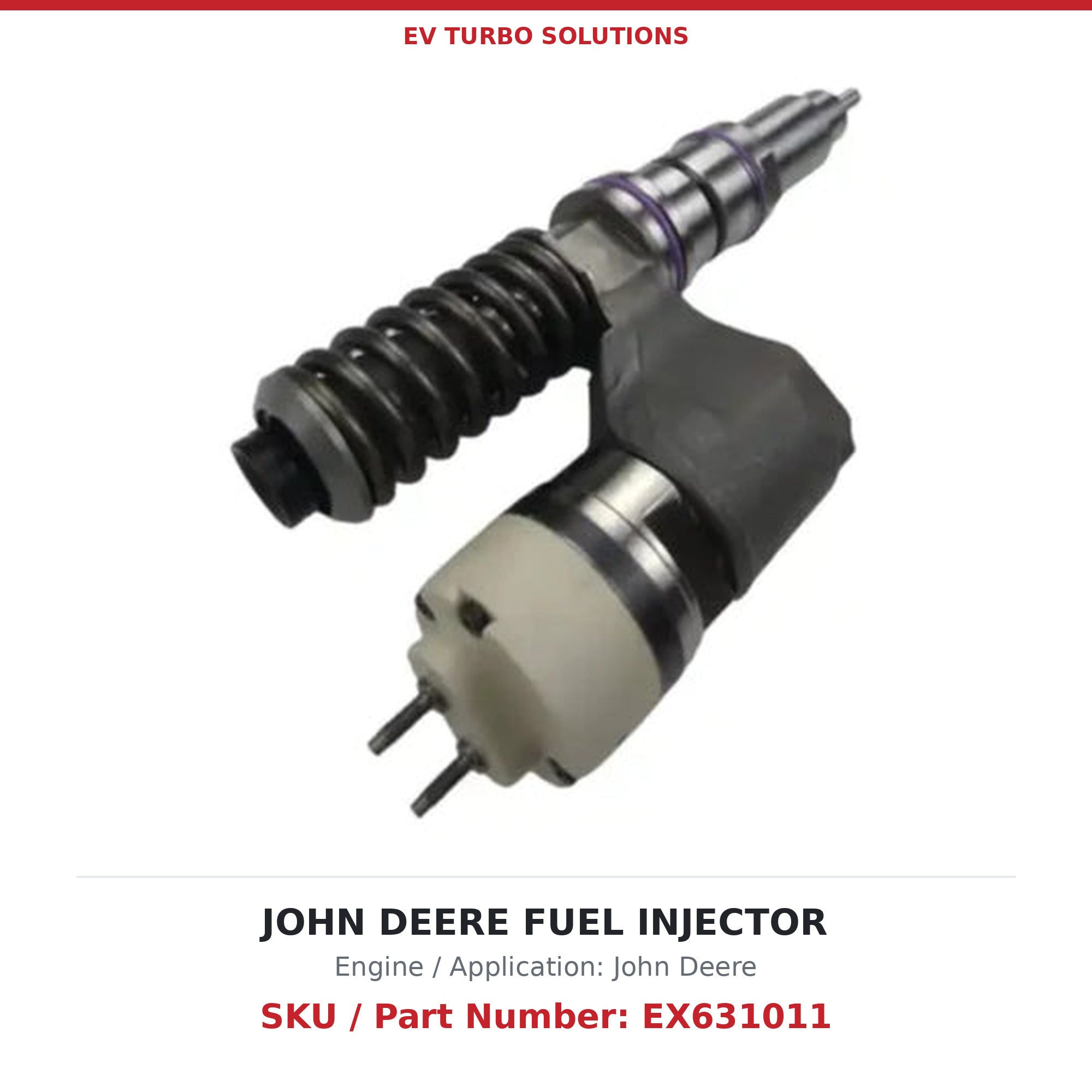 John Deere EX631011 Remanufactured Fuel Injector